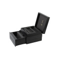 DS Multi Layers Matt Black Heaven And Rarth Cover Collection Wooden Storage Box